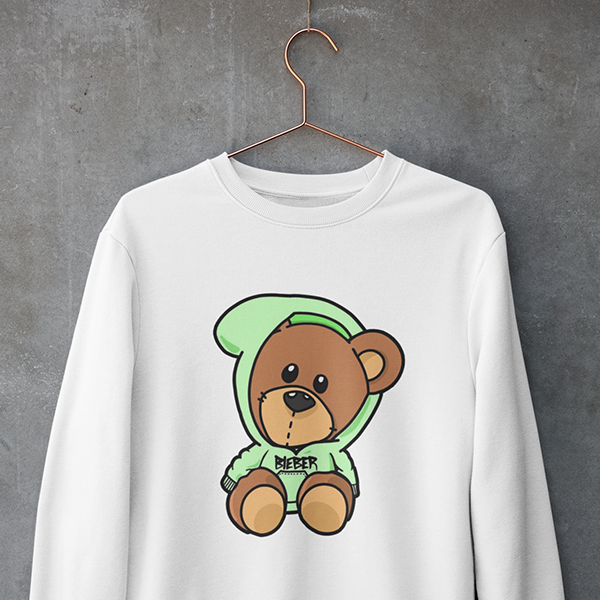 Bieber bear hoodie sale