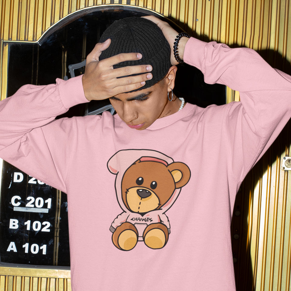 Justin bieber pink sweatshirt on sale