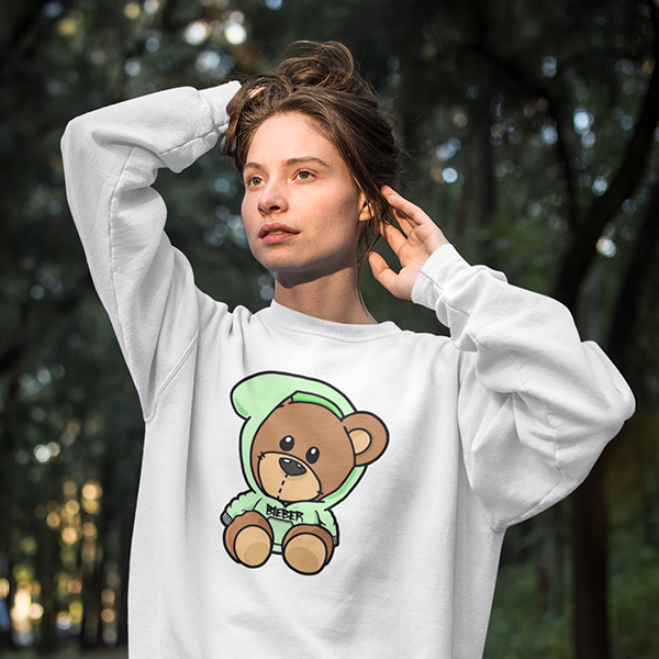 Justin bieber discount teddy bear hoodie