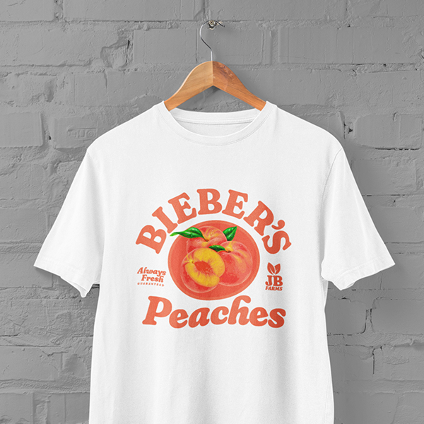 Bieber's Peaches - T-shirt